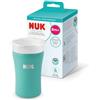 NUK Magic Cup borraccia termica neonato, 8+ mesi, Verde acqua, Tazza per bambini 230 ml, bordo antigoccia a 360°, mantiene le bevande calde o fredde, confezione da 1 pezzi