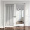 Generic 1 tenda oscurante per porta, 66 x 172,7 cm, tenda per francese, isolamento termico, per patio, cucina, ingresso anteriore, porta posteriore, finestra, grigio chiaro