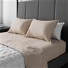 COGAL® - Completo di Lenzuola SINGOLO dimensione massima materasso 90x200x28cm con federa 50x80cm - IL COTONE - Tinta unita, Disponibile in Vari Colori, Materiale 100% Cotone - Made in Italy