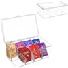 Dulynva Porta Tisane Bustine con Coperchio Porta Bustine The e Tisane in Plastica scatola tisane con 8 Scomparti Trasparente Tea Box per Tè Spezie caffe Zucchero Piani di Lavoro Armadi