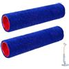 Chuancheng 2 rulli in microfibra per Dyson Clean+Wash Hygiene Wet and Dry Cleaner per pavimenti duri, anti-groviglio, asciugatura rapida e senza striature, facile da installare, codice articolo 975169