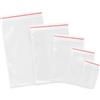Chixenn 1000 Pezzi Richiudibili, Buste in Plastica Trasparente, 5 Misure 4x6 a 12x18 cm, PE 80 Micron, Chiusura a Pressione per Cucina, Ufficio, Casa, Gioielli e Piccoli Accessori, Sachetti Plastica Cucina