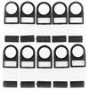 RANRAO 100pcs Pulsante Interruttore Pannello Etichetta Telaio Pulsante Dimensioni Montaggio 22mm