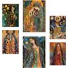 Nacnic ® - Set di 6 Poster carte dei tarocchi - Stampe Decorative da Parete - Quadri Moderni per Soggiorno - Poster da parete arcani colorati A3-A4 - Senza Cornice