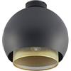 Lucande Plafoniera dimmerabile (Moderno) colore Nero, in Metallo ad es. Soggiorno & Sala da pranzo plafoniera design lampada