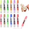 Alaoo 12 Pezzi Penne per Candele, 10ML Penne per Candele Colorate,B | Set di Penne Candela, Sicuro e Non tossico, Adatto per Dipingere e Decorare Ceramica, Cartone, Tessuto e Vetro