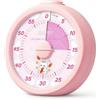 flintronic Timer Visivo per Bambini, 60 Minuti Conto Alla Rovescia, per L'apprendimento, Efficace del Tempo, Cucinare