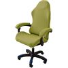 ZRCYXDW Coprisedia da Gaming con Braccioli-Verde Chiaro-Large | Fodera per Sedia da Ufficio Elasticizzata, Rimovibile Lavabile Rivestimento per Sedia da Gioco, Racing, Computer