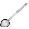 RÖSLE Rosle Portionslöffel Cucchiaio per porzioni, Acciaio Inox 18/10, Argento/Nero, 33.5 x 8.8 x 6.5 cm