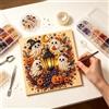 Generic 1 set di pittura a mosaico con perline e perline, tela artistica per Natale, Halloween, decorazione da parete per la casa, A1