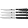 Zwilling 39029 - 000 - 0 Set di 4 coltelli da Bistecca Acciaio Inossidabile Nero 12 cm