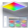 Oraymin LED Panel Ceiling Light RGB, lampada da soffitto dimmerabile con telecomando 28W 3100LM, cambio di colore del pannello LED, funzione di memoria, 3000K-6500K