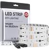 BTF-LIGHTING WS2811 IC=RGB IC Indirizzabile Dream Color Striscia LED 5M 30LED/m 10Pixel/m 150LED 50pixel Non Impermeabile Bianco PCB Flessibile DC12V Effetto Inseguimento per la Decorazione Casa