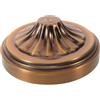 CLISPEED Base per Lampada da Tavolo Vintage Rotonda Oro in Ferro 15 Cm | Foro Superiore 10mm e Uscita 8mm, Design Circolare, per Salotto Casa e Abbinamento Arredi