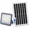 Voltix Faretto Solare LED 100W con Pannello Separato e Telecomando | Timer 3H/5H/8H, Uso Esterno, Giardino e Terrazza, Pannello Solare, Luce per Garage