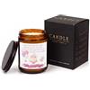 Generic Regalo Compleanno Donna - Candela Profumata Lavanda 200g Amica Sorella | Candela in vetro ambrato, 200g cera di soia, fragranza lavanda pura. Design unico per compleanno. Durata lunga.