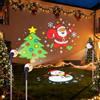 Ciskotu Proiettore di Natale per esterni, pupazzo di neve, Babbo Natale, albero di Natale, impermeabile, per esterni, per giardino, finestra, parete, cortile, feste, decorazioni natalizie