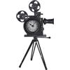 WELL HOME MOBILIARIO & DECORACIÓN Well Home Orologio da tavolo modello fotocamera film in metallo nero 29x22x53cm