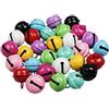 Yixuan 30pz 22mm Campanellini Metallo Piccole Campanelle Colorati Decorazioni Campanellini per DIY Gioielli o Decorazione di Natale, Decorativi Ciondoli, Decorazione di nozze