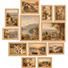 SIMDAO Set di 12 cornici portafoto in diverse misure, collage da appoggiare e appendere, per 10 x 15 cm, 13 x 17 cm, 15 x 20 cm, 20 x 25 cm, per parete e tavolo, per la casa, colore legno naturale