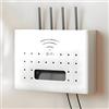 PZPIUGY Scatola portaoggetti per Router WiFi, Scatola porta router wifi da parete, Scatola di immagazzinaggio del router, Ripiano per la Gestione dei Cavi a Parete (White)