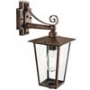 Sovil Applique in basso Ribot E27 colore ruggine-94111