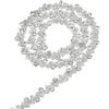 GORGECRAFT 0.9m Catena di Strass Striscia di Cristallo Argentato Applique Cordoncino con Artiglio di Diamante Rotolo di Catena per Tazze Abbellimenti Cucito Gioielli Bouquet da Sposa Vestiti Cappelli