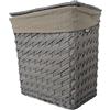fantasie d oriente Cesto Porta biancheria cesto vimini rattan cm 45x35x52 H portabiancheria.