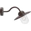 Nordlux 22671009 - Lampada da parete Luxembourg, 60W E27 IP54, colore: Ruggine