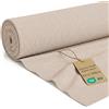 Amazinggirl Velluto a Coste al Metro Tessuto con Costine 1 M x 140 cm - Stoffa per Rivestimento Divano Fodera Cuscini Sedie Tende Rinnovare Mobili Resistente Oeko Tex Beige