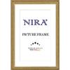 NiRa Cornice foto in legno 85 x 120 cm in Vecchio-Oro | Dimensione selezionabile | Cornici per poster | Puzzle | collage di foto HD086