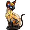 Generico Lampada da tavolo a di animale, gatto,lampada da comodino a LED, a basso consumo energetico, illuminazione notturna colorata,adatta a qualsiasi tavolo o comodino, per camera da letto