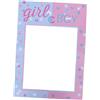 BESTOMZ Cornice Fotografica Boy Or Girl in Carta, Prop Mano per Feste | Foto Ricordo per Compleanno Bambini, Accessorio Selfie, Regalo Ragazzo Ragazza, Decorazione Boy Girl