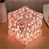 TNSLAND Lampada A Tulipani, Specchio A LED Tulipani, Lampada Tulipani | Luce Notturna Fai da Te, con Tulipani,Infinity Mirror, con Borsa Regalo Regali, per Mamme, Donne, Fidanzate, Ragazze, Rosa