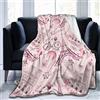 Perinsto Coperta in pile con Torre Eiffel di Parigi, ultra morbida e calda, per tutte le stagioni, romantica, da viaggio a Parigi, decorativa, per letto, sedia, auto, divano, camera da letto, 203,2 x