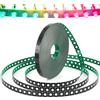 Pushglossy Ws2811 - Striscia di montaggio da 50 m, striscia di montaggio pixel, materiale HDPE, plastica LED perforata, distanza tra i fori da 2,5 cm, larghezza 30 mm, adatta per nodi pixel RGB da 12