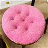 YOUGANG Confezione da 2 cuscini rotondi per sedia in pile, 40/45/50 cm, super morbidi, per sala da pranzo, cucina, auto, soffice e soffice, per divano (rosa, 40 x 40 cm)