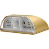 Uonlytech Luce Serratura Porta Sensore Infrarossi, 4 Led, Oro | Plastica Abs, Rilevamento Movimento e Luce Automatica, Installazione Semplice, Versione Lr06, 4 Pezzi