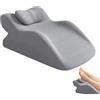 Behogan Cuscino venoso per sollevare le gambe, cuscino a cuneo per dormire, cuscino per gambe in memory foam per sollevare le gambe, cuscino ergonomico per ginocchia, gambe, caviglie, divano, letto
