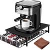 UBBOY Cassetto Porta Cialde,Cassetto Porta Cialde Caffè,Portacialde da Caffè | Drawer Storage Contenitore Organizer per Organizzare for Tassimo Capsule,Tisane,Zucchero Porta Capsule(Capacità 60 Cialde )