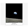 Wallbuddy Apollo 8 Earthrise Astronomy Poster di astronomia | Poster spaziali for Kids Room & Decorazione da parete Galaxy/Museum Halide Space Bedroom Gift Astronaught Room Decor(21cm x 30cm)