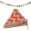 G2PLUS Bandierina Banner Bandierine di Iuta Ghirlanda di Gagliardetto Juta,Banner Linen Bandierine Vintage In Juta per Festa di Compleanno,Decorazione per Rustico Matrimonio Cerimonia