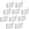 RORPOIR 10pcs Staffe In Metallo Per Tende Tendaggi Verticali Accessori Tende Stabili Brackets Di Fissaggio Per Persiane Adatto Per Ufficio Soggiorno Camera Da Letto