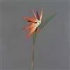 artplants.de Strelitzia Decorativa, Arancione Intenso, 95cm | Fiore Artificiale/Fiore Tropicale
