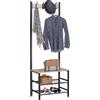 CELINO making your day Appendiabiti con scarpiera con panca vestiti cappello appeso corridoio camera da letto soggiorno ingresso 60 x 40 x 175 cm