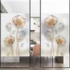 Xijier Pellicola per finestra privacy pellicola di vetro non adesiva smerigliata statica si aggrappano casa ufficio rose fiore adesivi decorativi per rivestimenti porta del bagno 80 x 200 cm