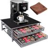 UBBOY Cassetto Porta Capsule,Organizer per Capsule di Caffè,Porta Cialde Caffe | Cassetto Organizer per Macchina da Caffè,Compatibile con Dolce Gusto Capsules,Capacità-72 Capsules,Porta Caffe Capsule