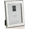 ARTÉ 13x18 Cornice per foto, Made in Italy, elegante placcata in argento, Silver Plated antiossidante, Bellissima cornice in Silver Plated con retro in legno mogano 115Z/13x18