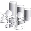 Generic Set di 300 specchi rotondi in acrilico color argento, per artigianato fai da te, mini specchio a mosaico, decorazione da parete, adatto per camera da letto, soggiorno, ufficio, scuola, cucina e bagno.