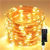 Erwawee Luci Albero di Natale 20M 200 LED, Filo di Rame Catena Luminosa Impermeabile Stringa Luci di Natale da Esterno Interno Natalizie Decorazioni per Festa,Nozze,Casa, Giardino,Balcone,Matrimonio,Halloween